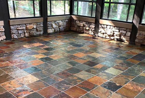 Residential Slate Cleaning and Sealing After